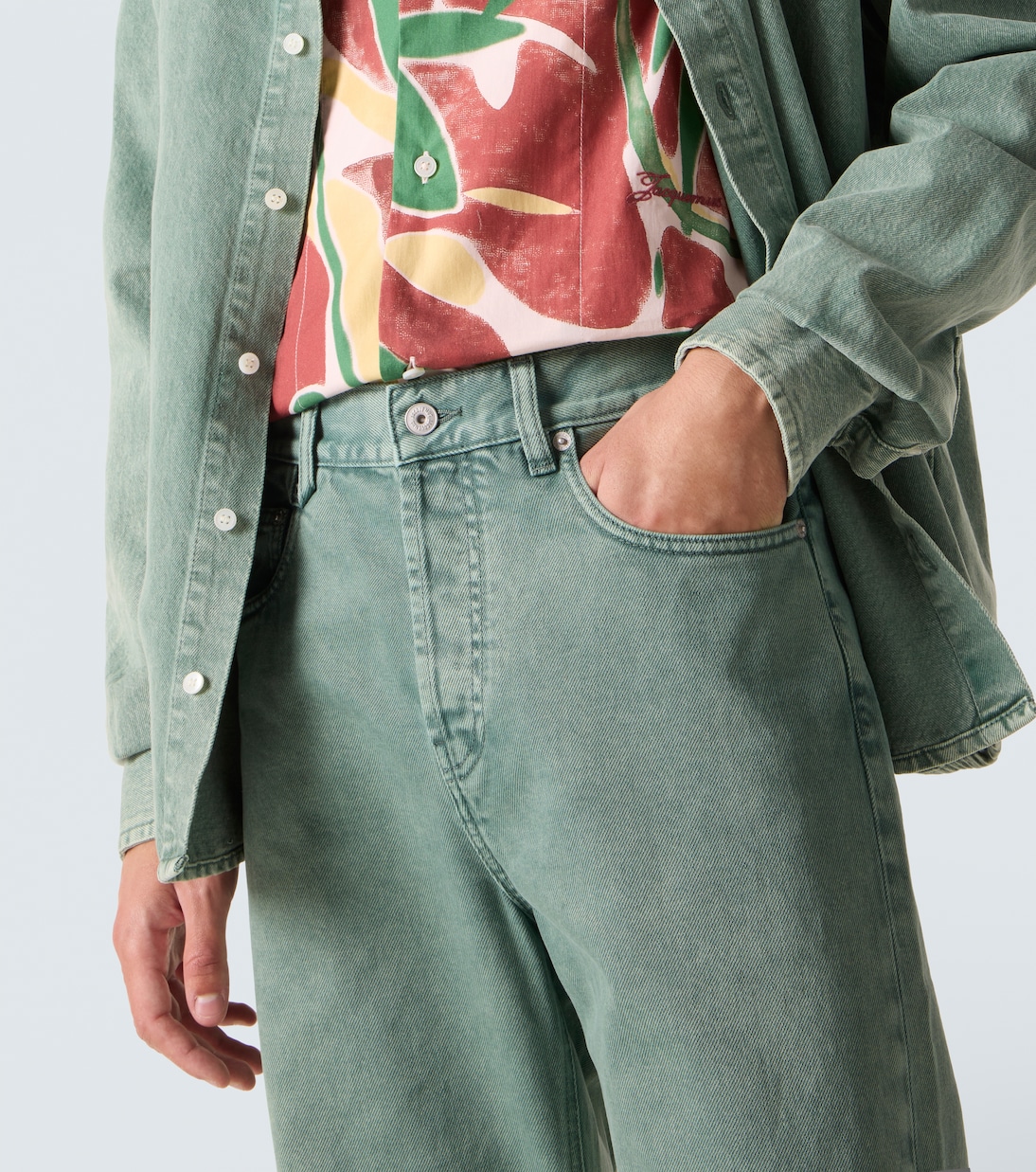 De-Nîmes mid-rise straight jeans | Jacquemus