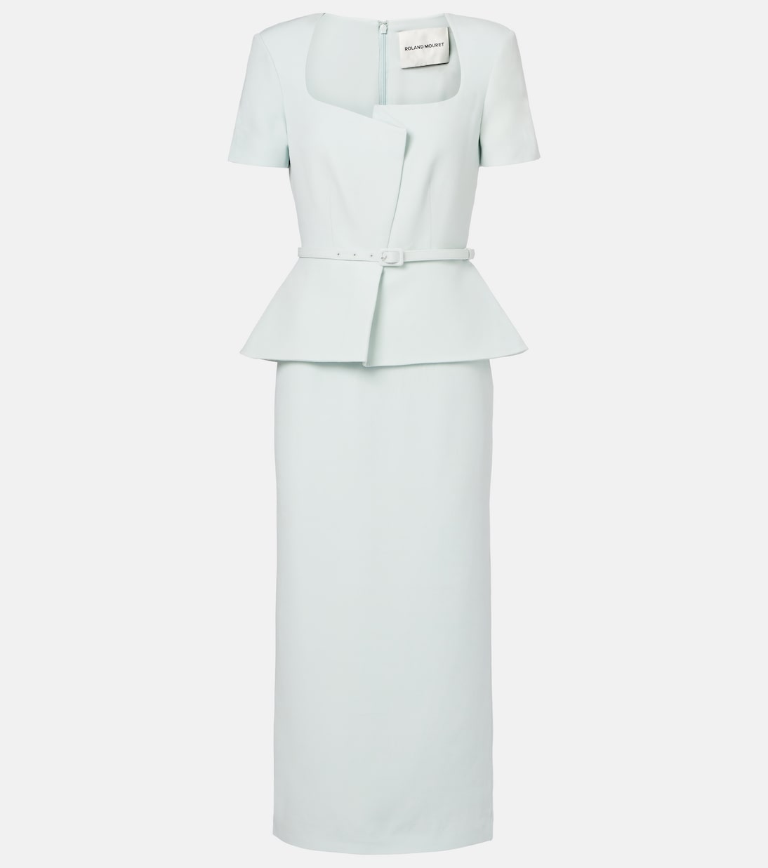Abito midi in lana e slik | Roland Mouret