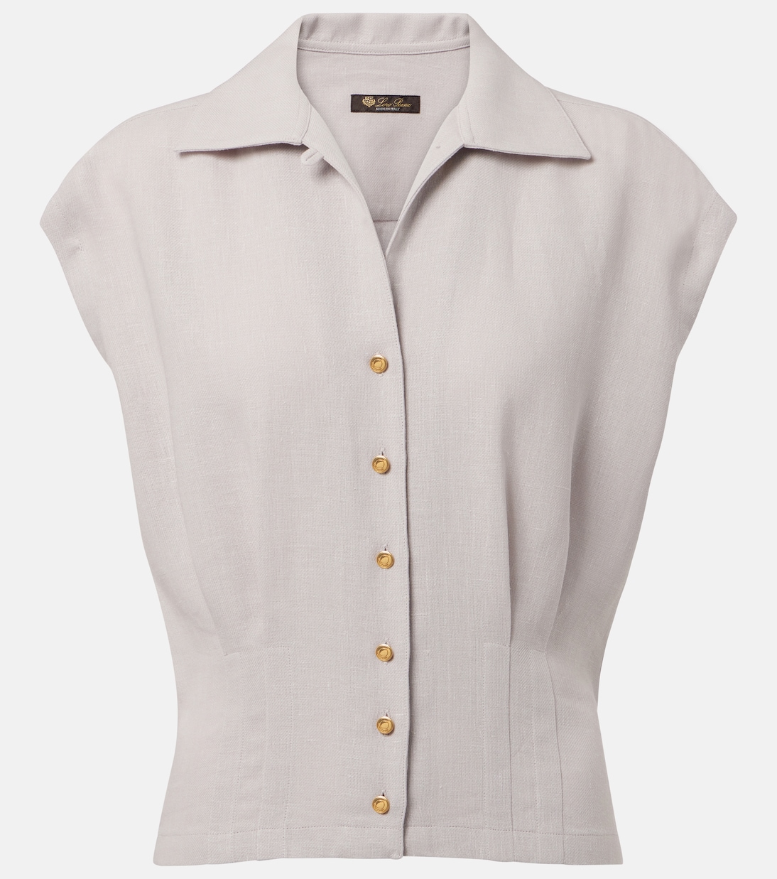 Top Evangeline in lino | Loro Piana