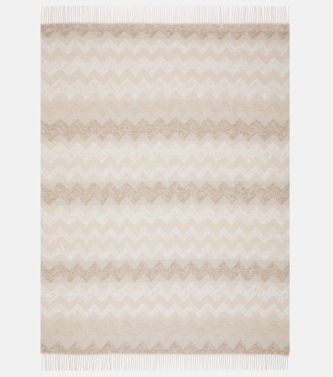 Gessetti Zig Zag wool-blend throw | Missoni