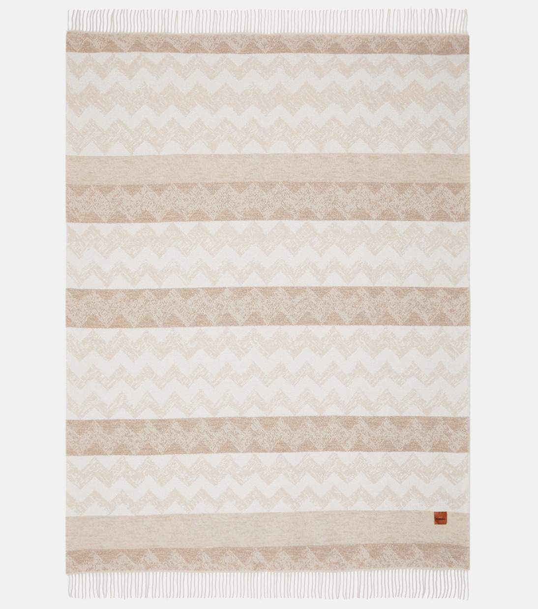 Gessetti Zig Zag wool-blend throw | Missoni