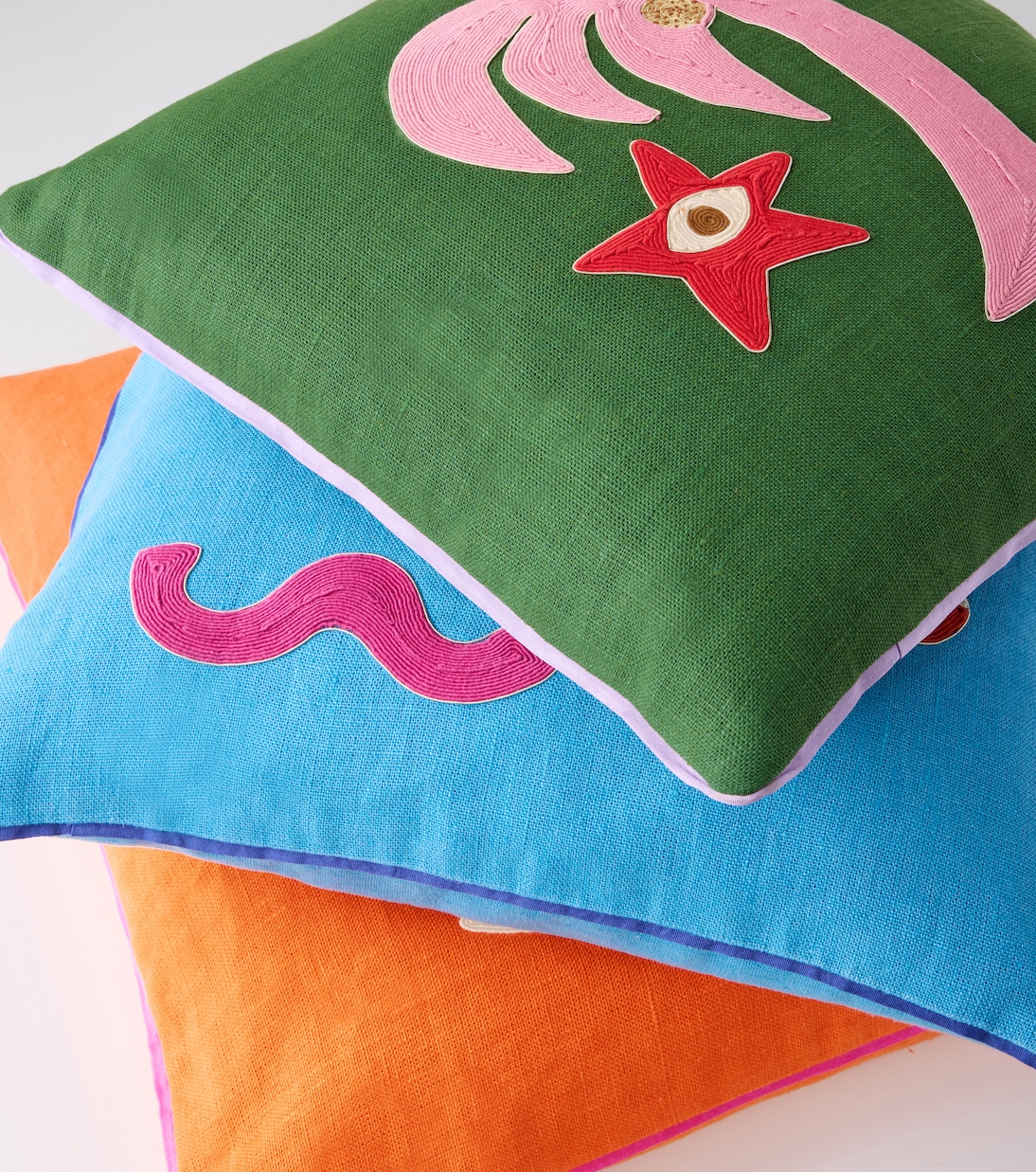Kissen Playa Palm Tree aus Leinen | Jonathan Adler