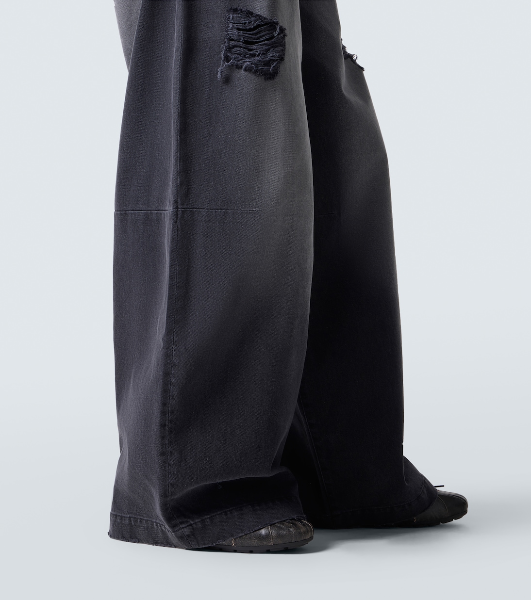 Distressed wide-leg jeans | Simone Rocha