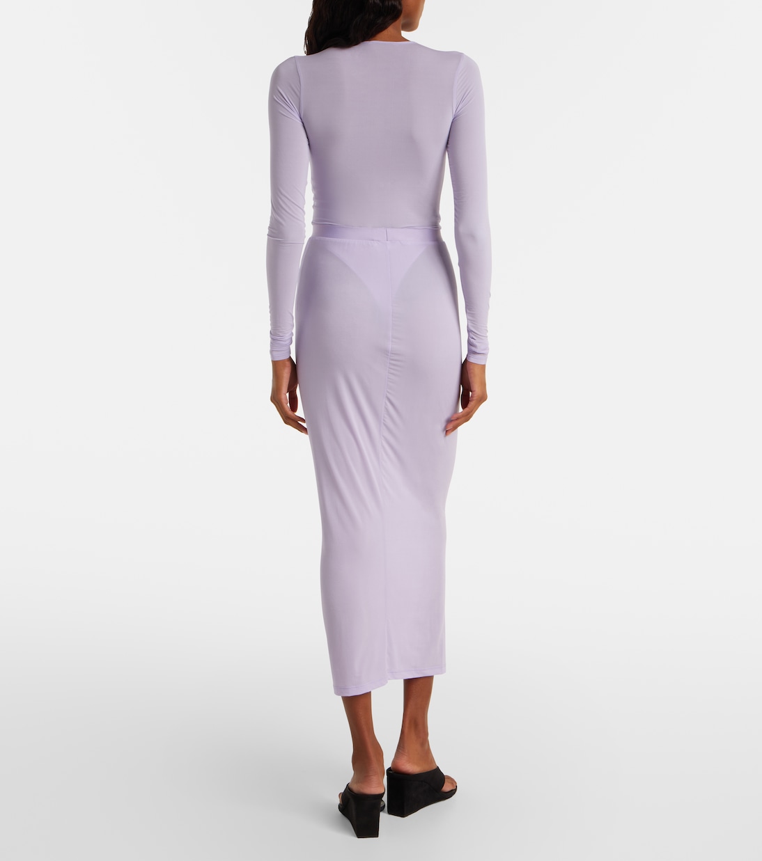 Sheer maxi skirt | Wardrobe.NYC