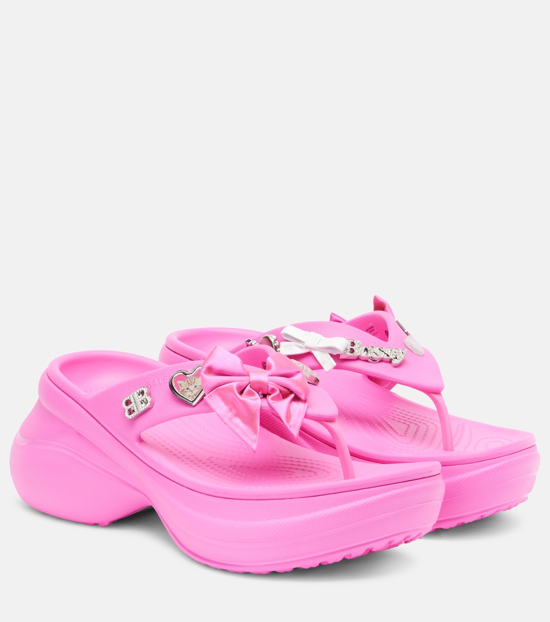 x Crocs Jibbitz platform thong sandals | Balenciaga