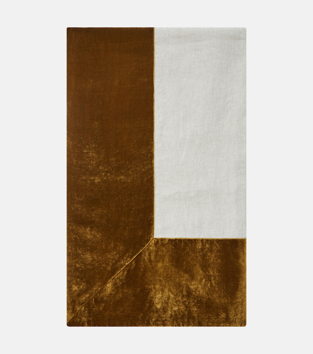 Linen and velvet tablecloth | Once Milano