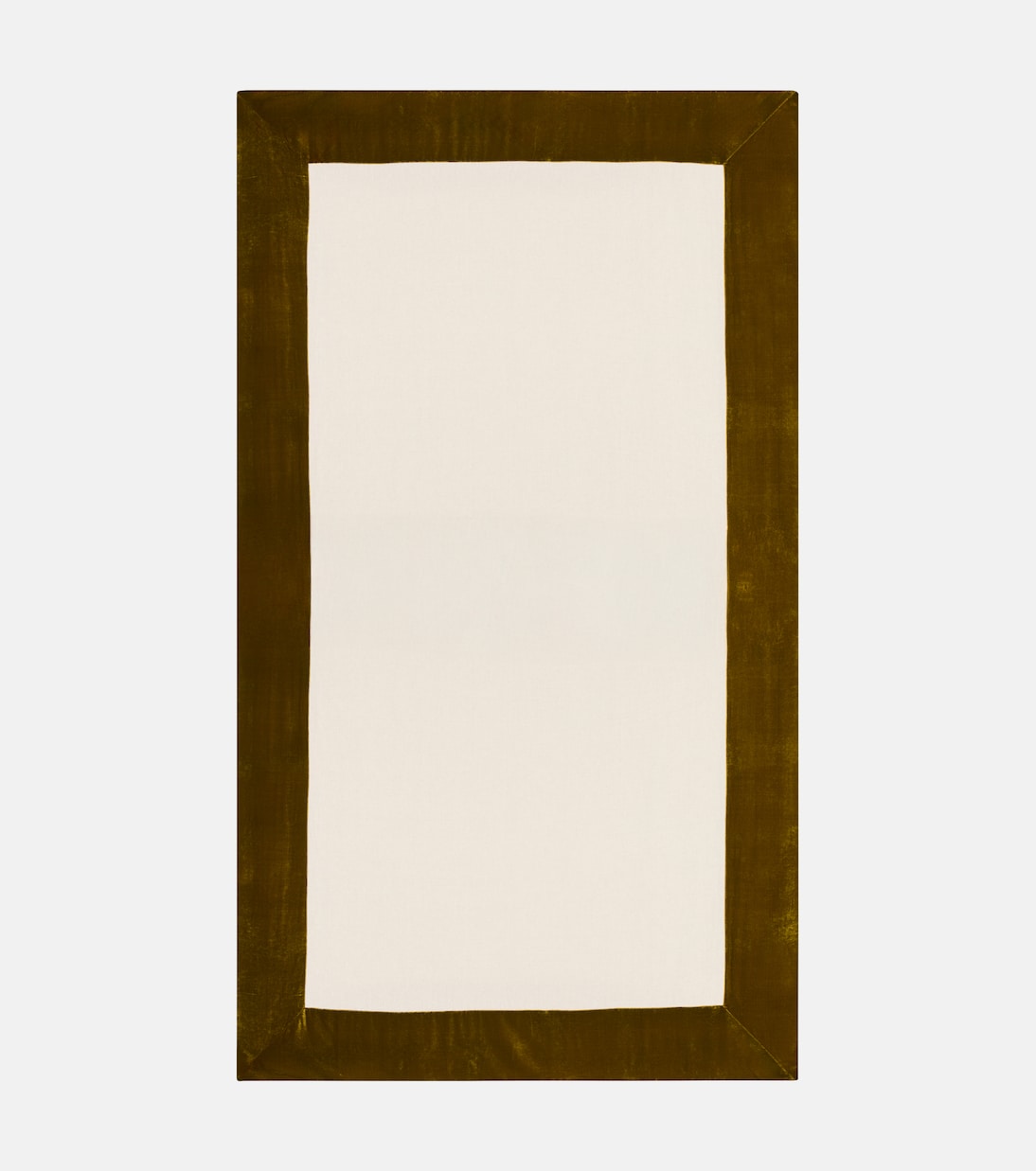 Linen and velvet tablecloth | Once Milano