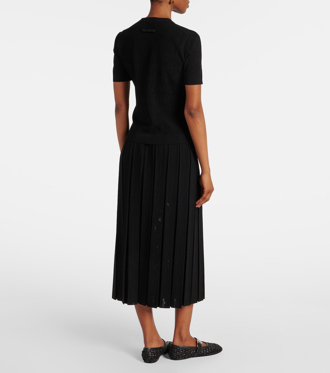 Camiseta T Monogram en jacquard | Tory Burch