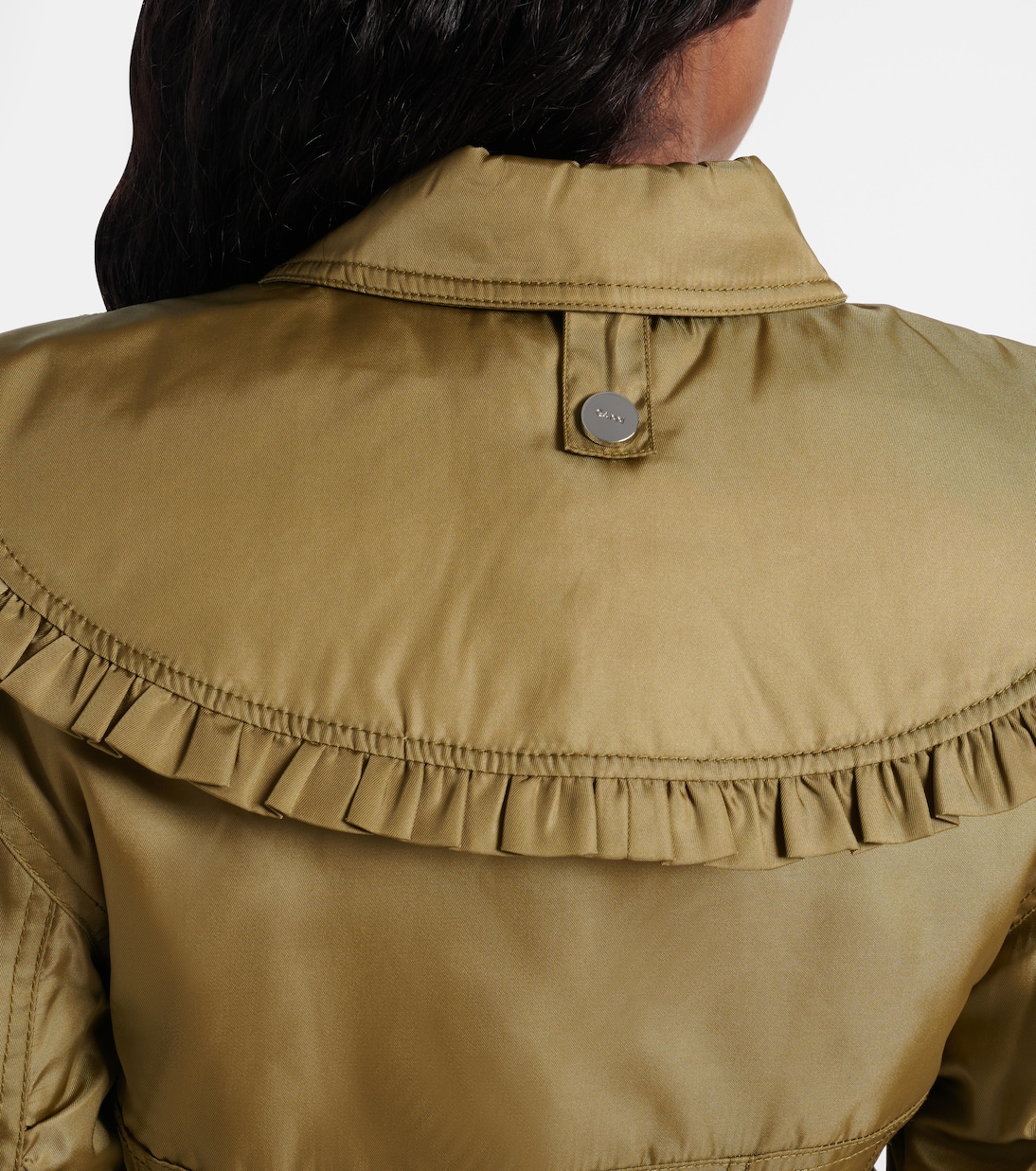 Bomber cropped con ruches | Ganni