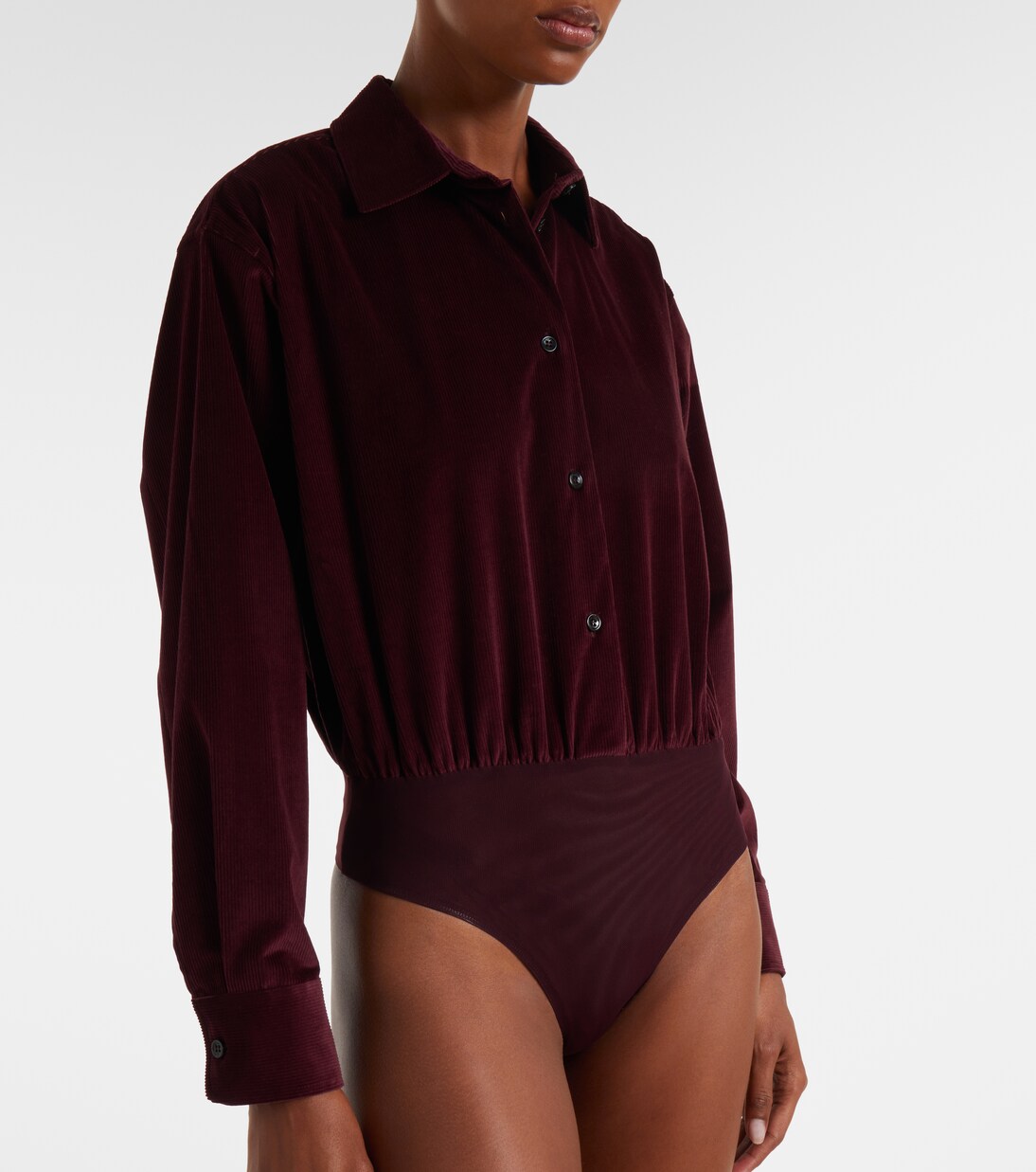 Fertile cotton velvet bodysuit | Max Mara