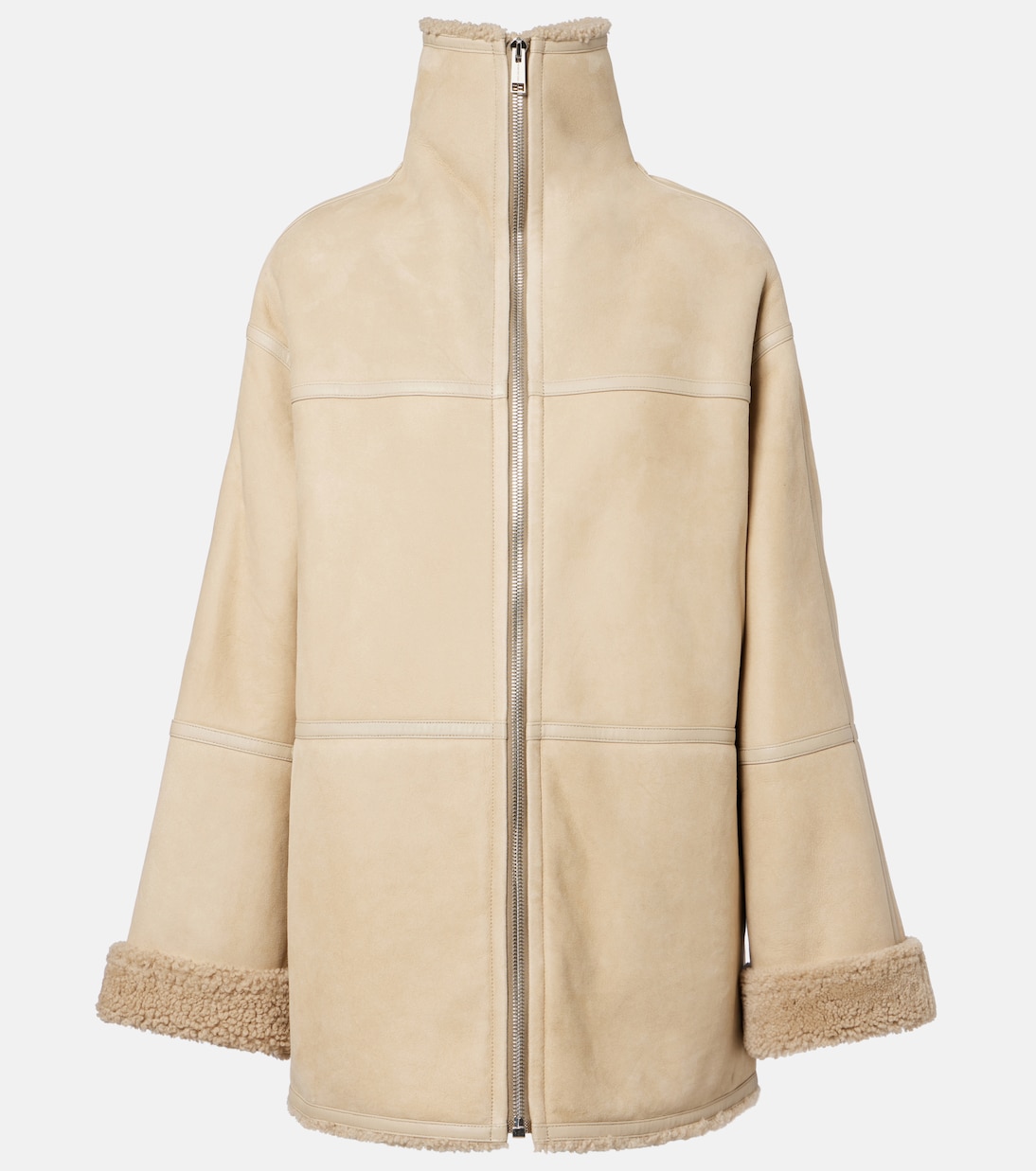 Wendbare Jacke aus Leder und Shearling | Yves Salomon