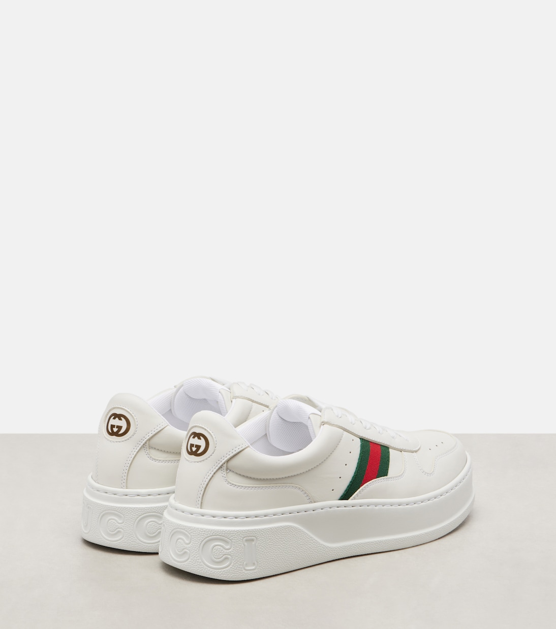 Zapatillas New Chunky B de piel | Gucci