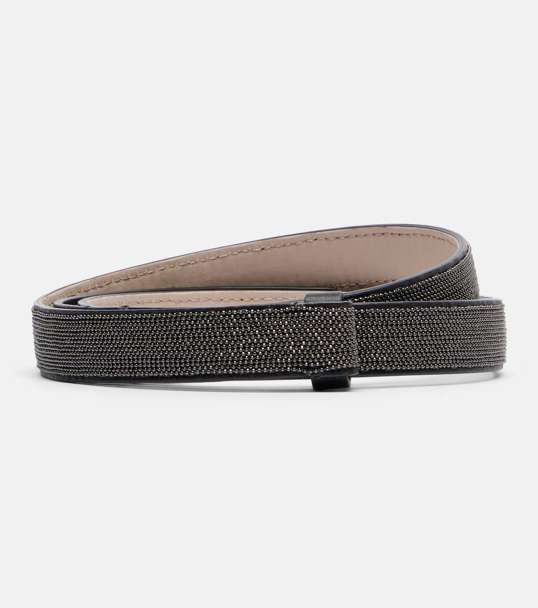 Monili leather belt | Brunello Cucinelli