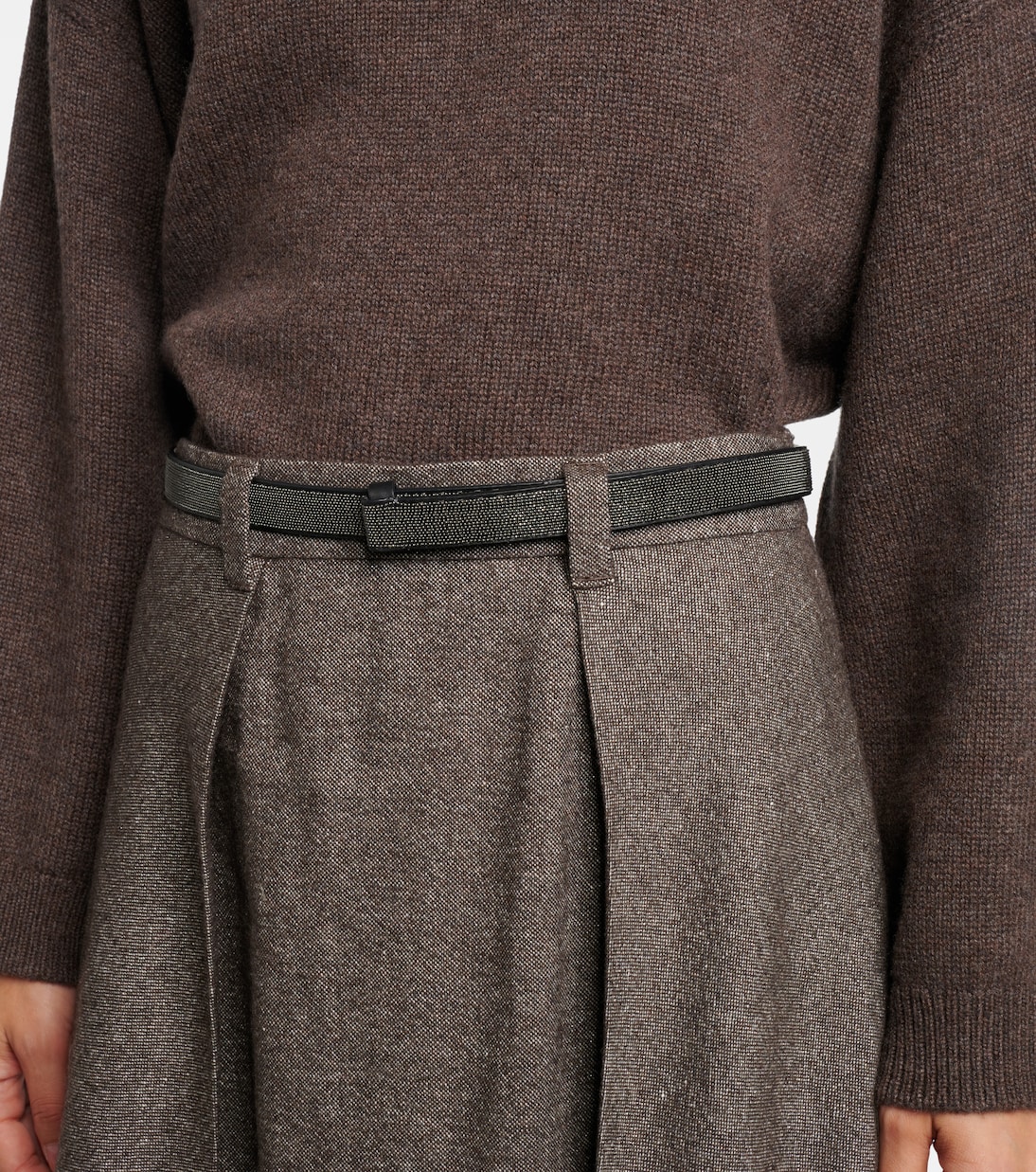 Monili leather belt | Brunello Cucinelli