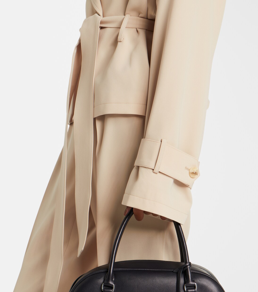Soli belted double-breasted trench coat | Aya Muse