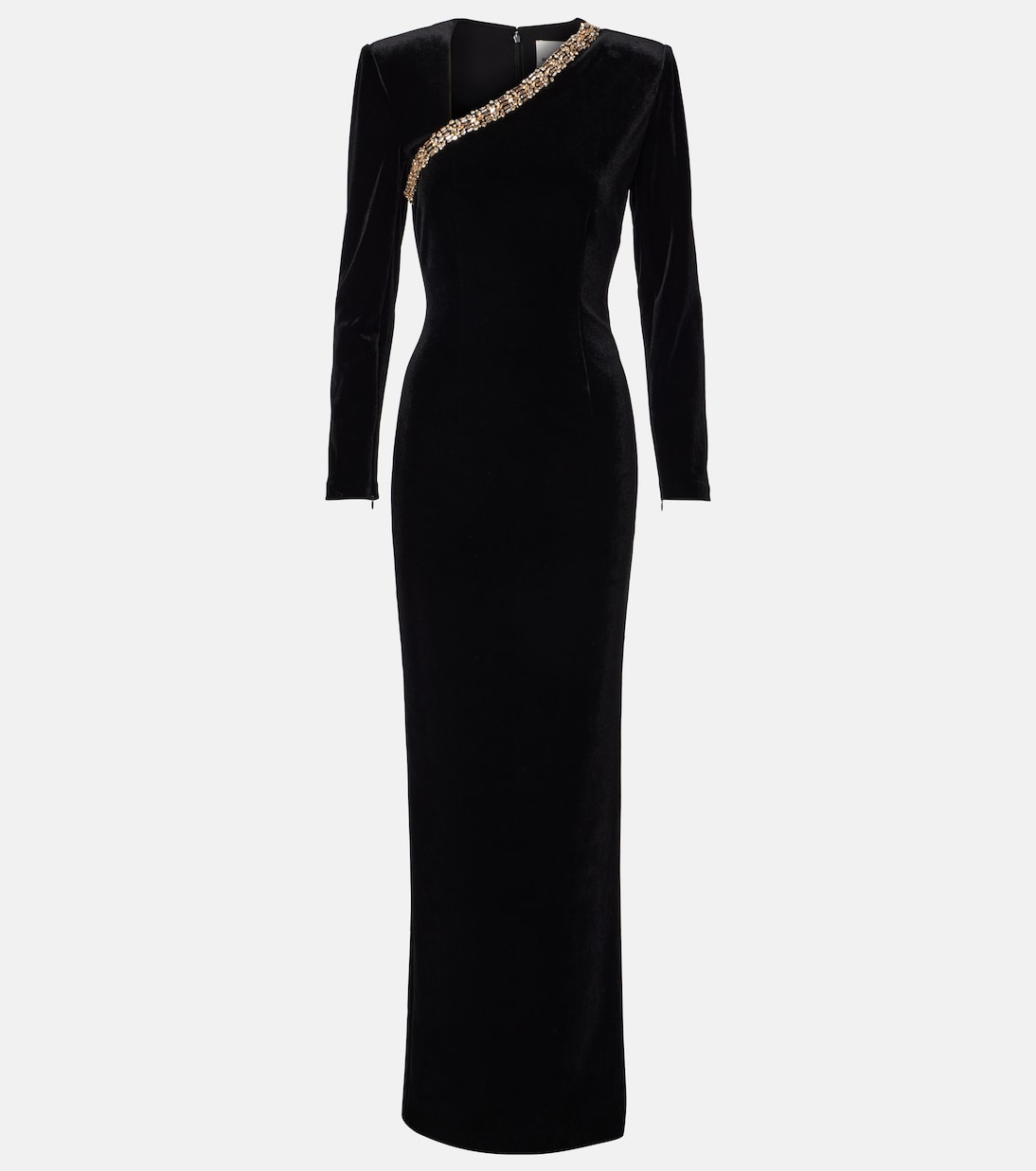 Velvet maxi dress | Roland Mouret