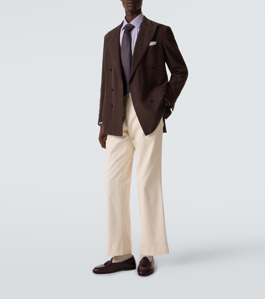 Checked cotton poplin shirt | Charvet