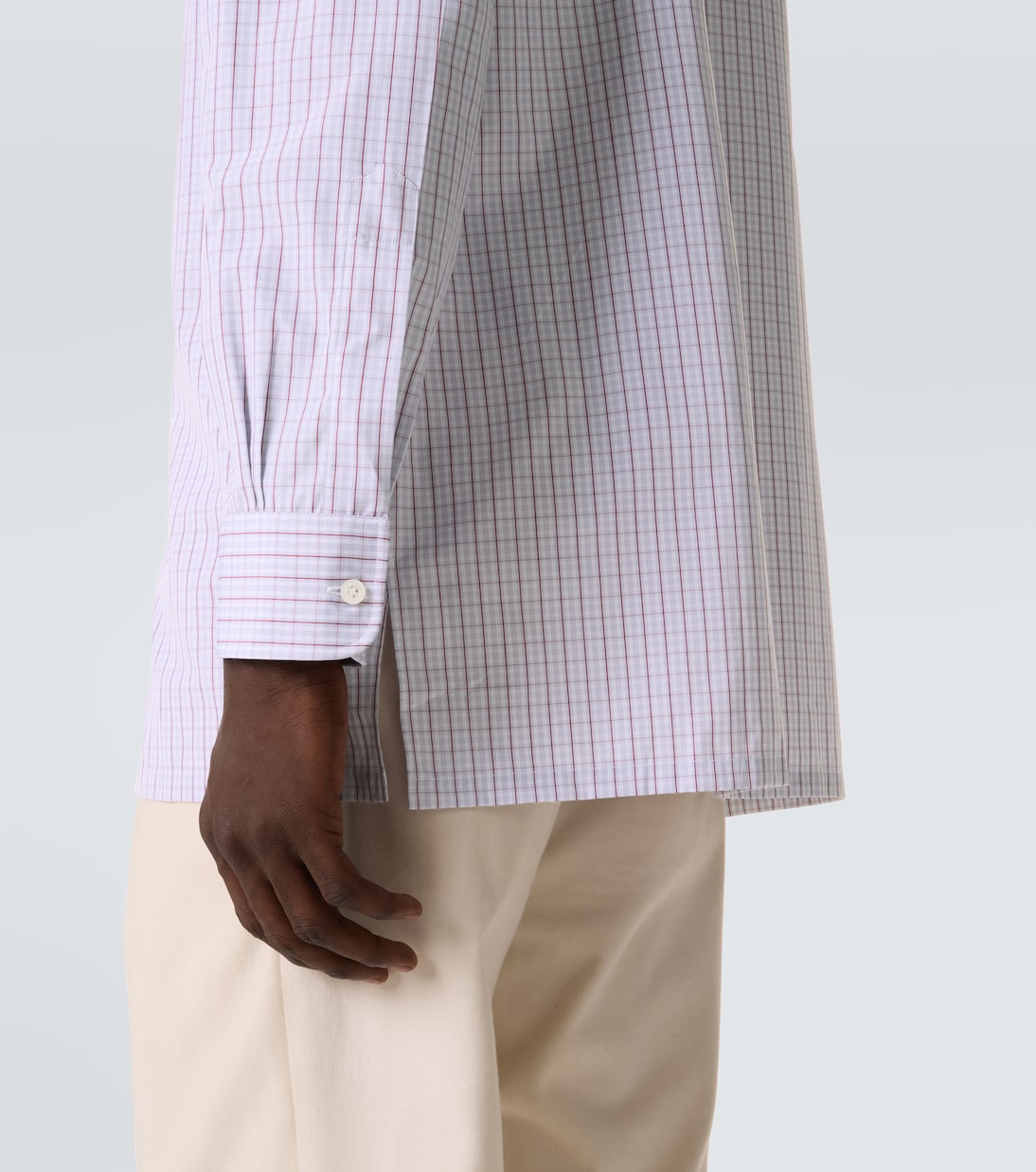 Checked cotton poplin shirt | Charvet