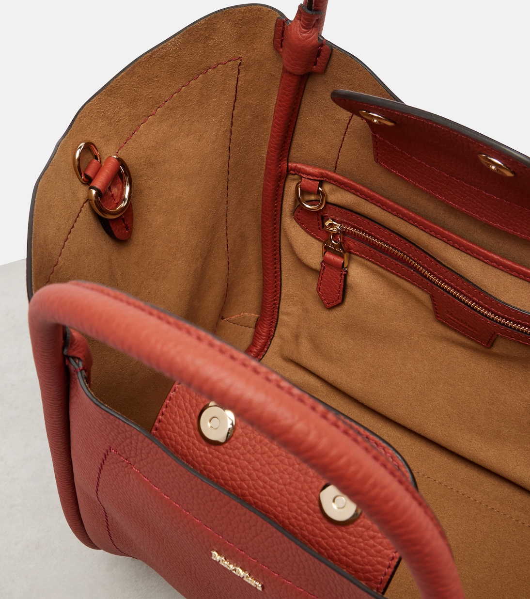 Marine Small leather tote bag | Max Mara