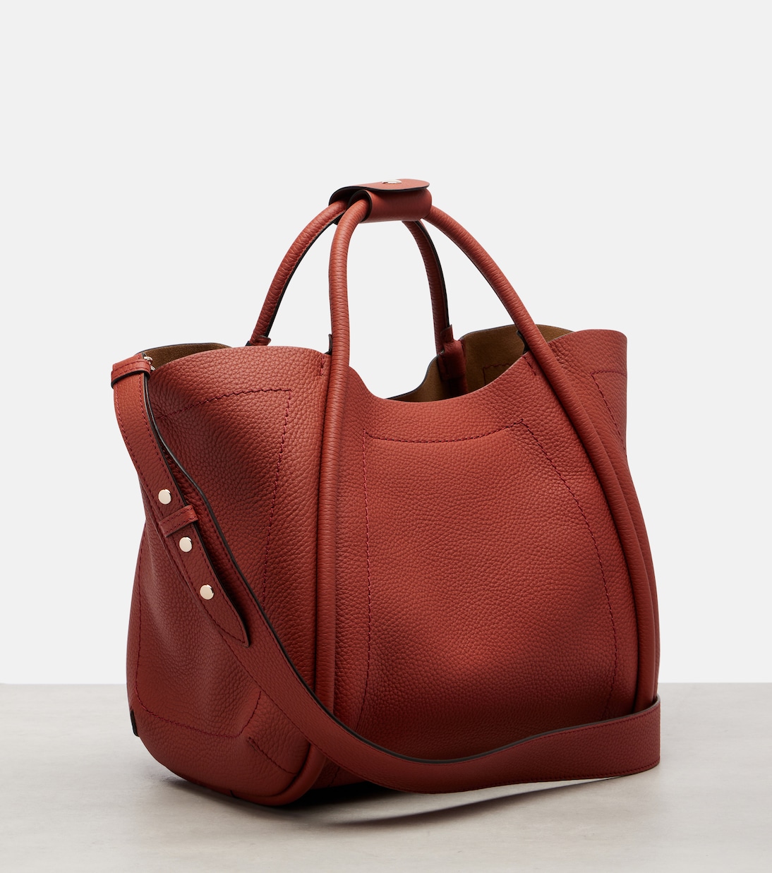Marine Small leather tote bag | Max Mara
