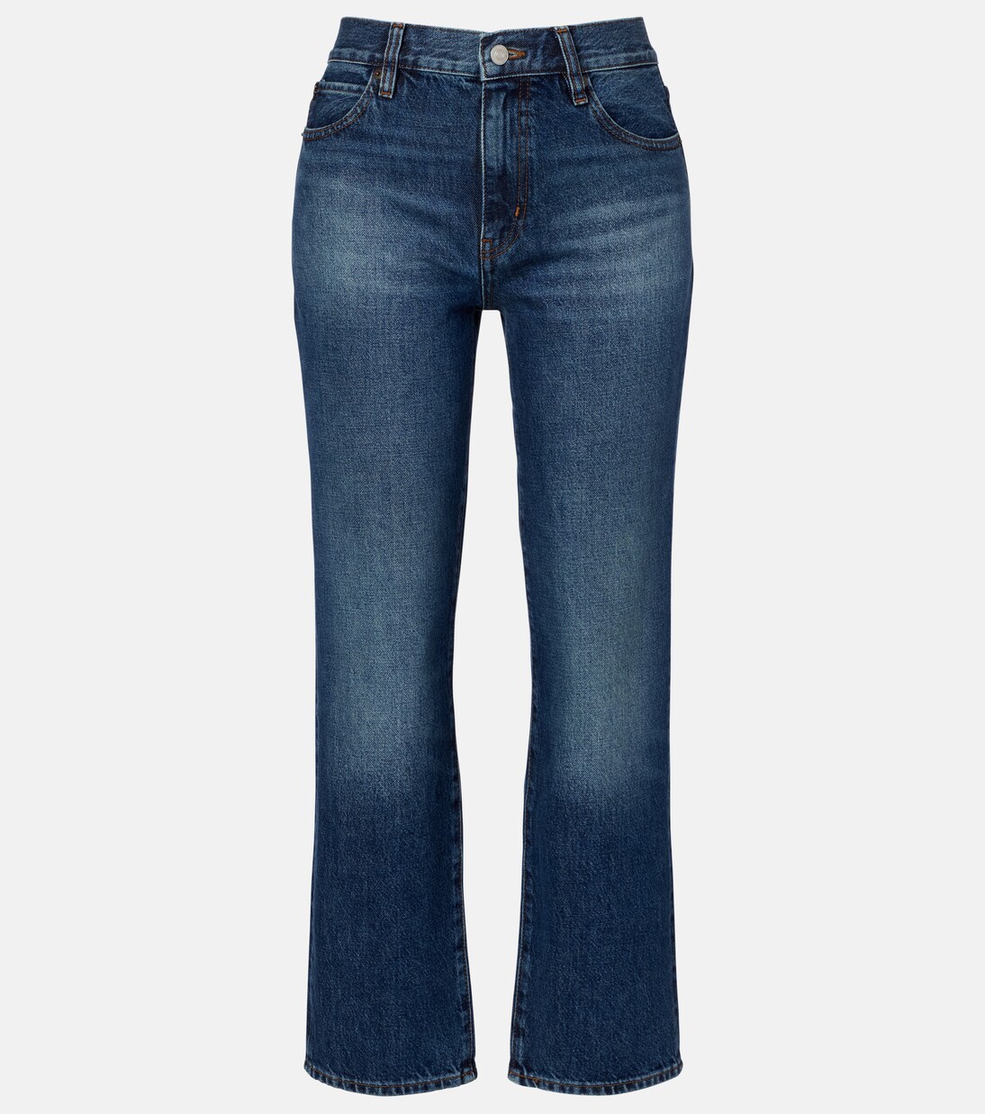 Jeans rectos Hang de tiro alto | Frame