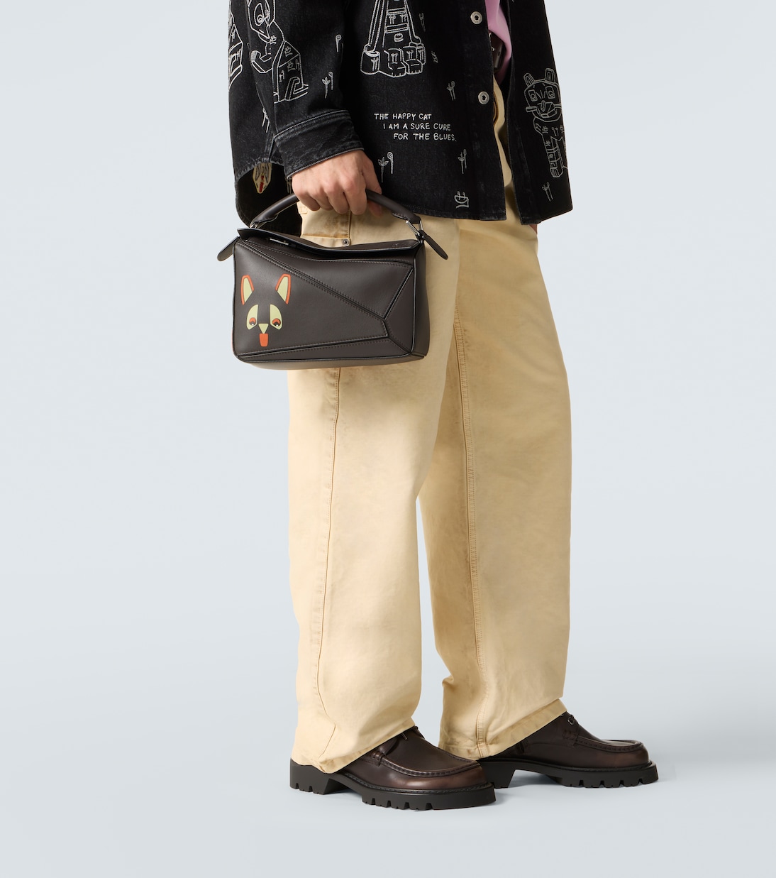 x Louis Wain Puzzle top-handle bag | Loewe