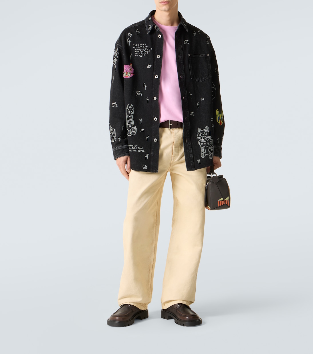 x Louis Wain Puzzle top-handle bag | Loewe