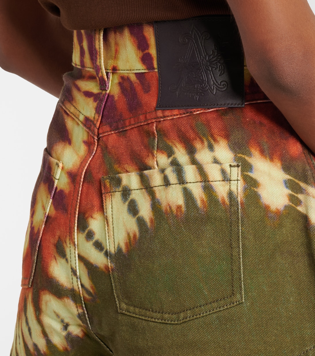 Marilyn dyed denim shorts | Alémais