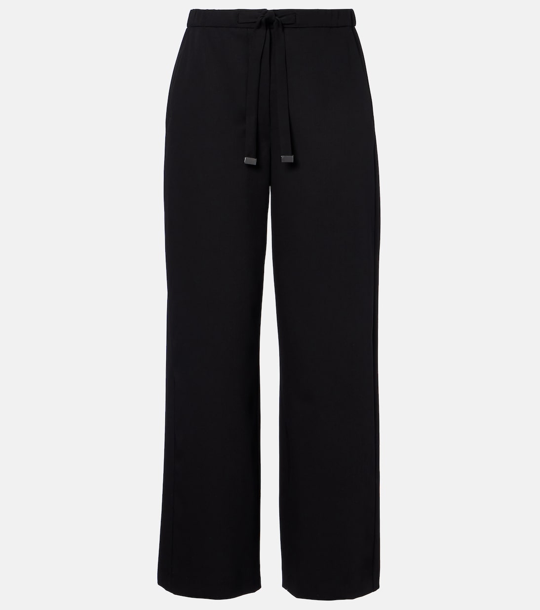 Argenta virgin wool crêpe wide-leg pants | 'S Max Mara