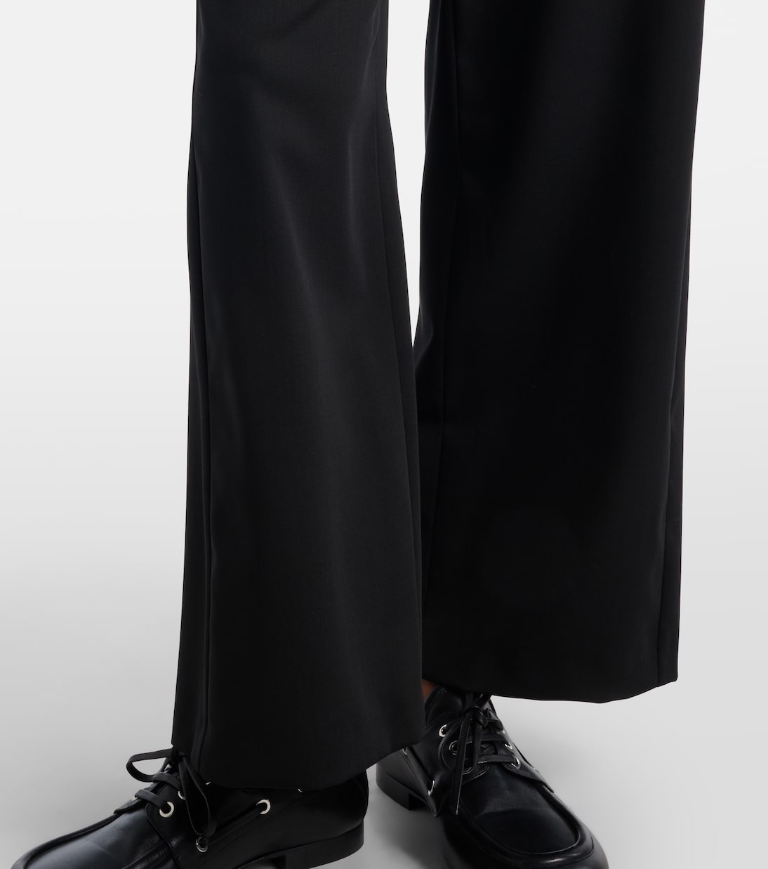 Argenta virgin wool crêpe wide-leg pants | 'S Max Mara