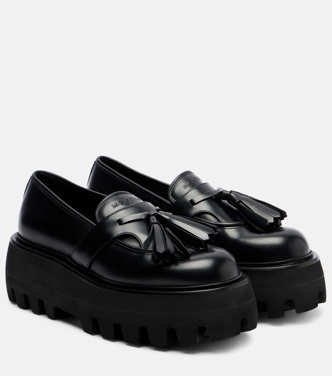 Sofa leather platform loafers | McQueen