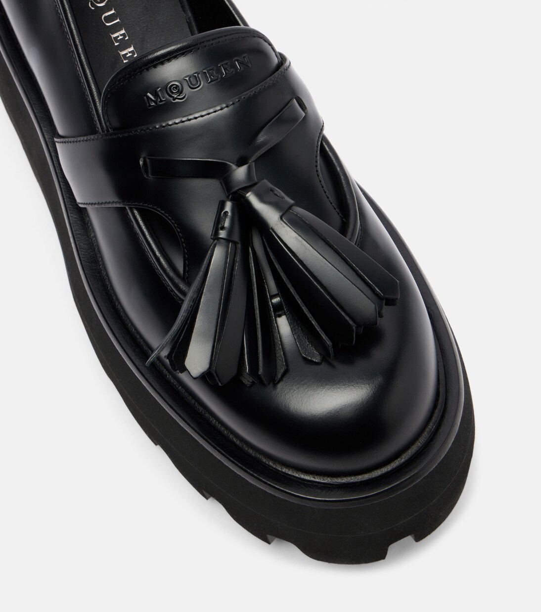 Sofa leather platform loafers | McQueen