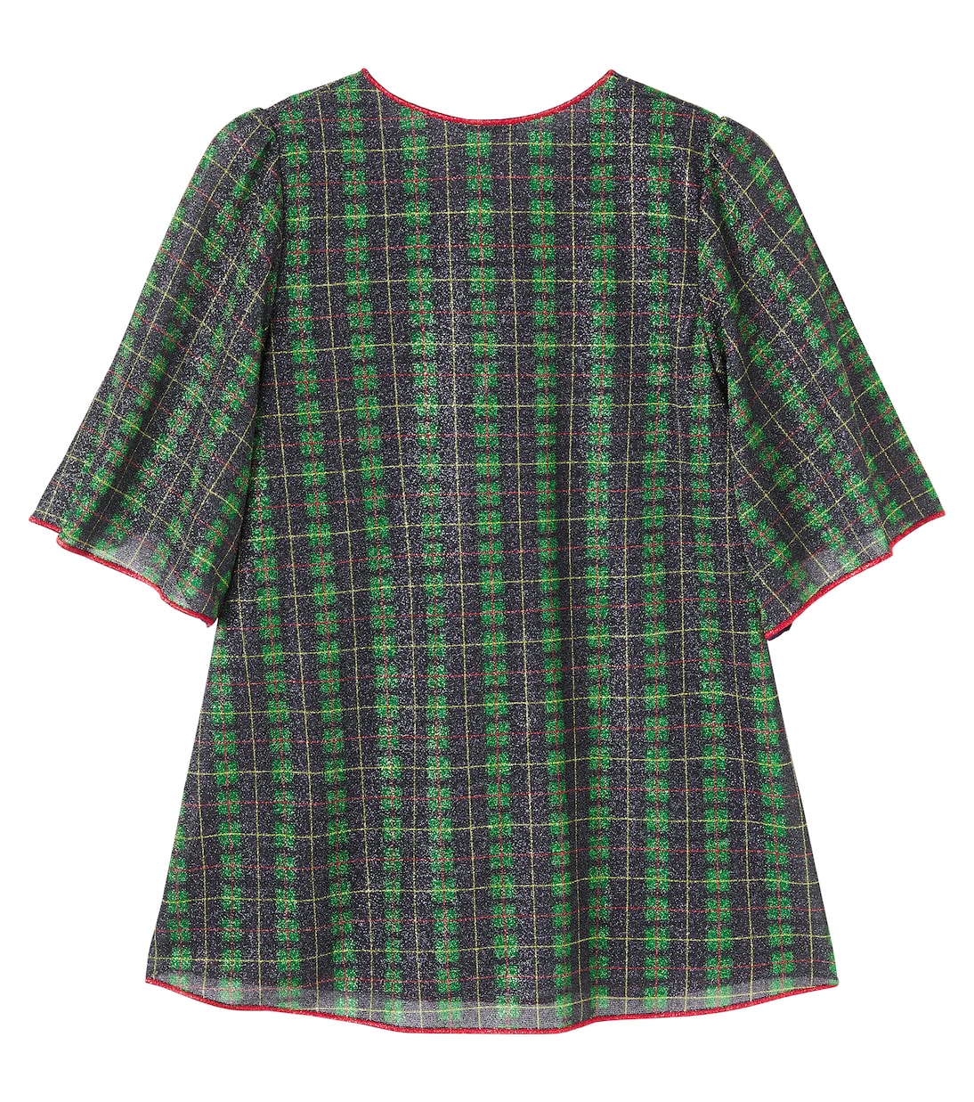 Plaid lamé kaftan | Oséree Kids