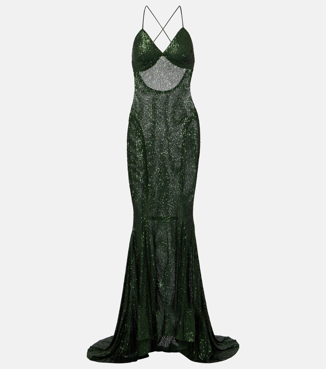 Vestido de fiesta con lentejuelas | Norma Kamali