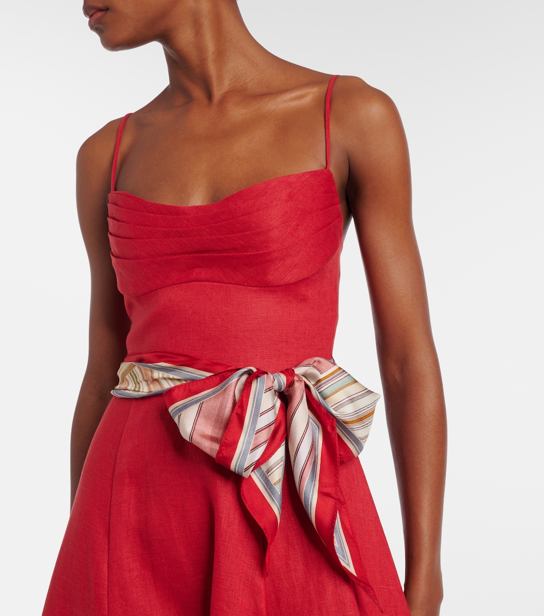 Rebellion linen midi dress | Zimmermann