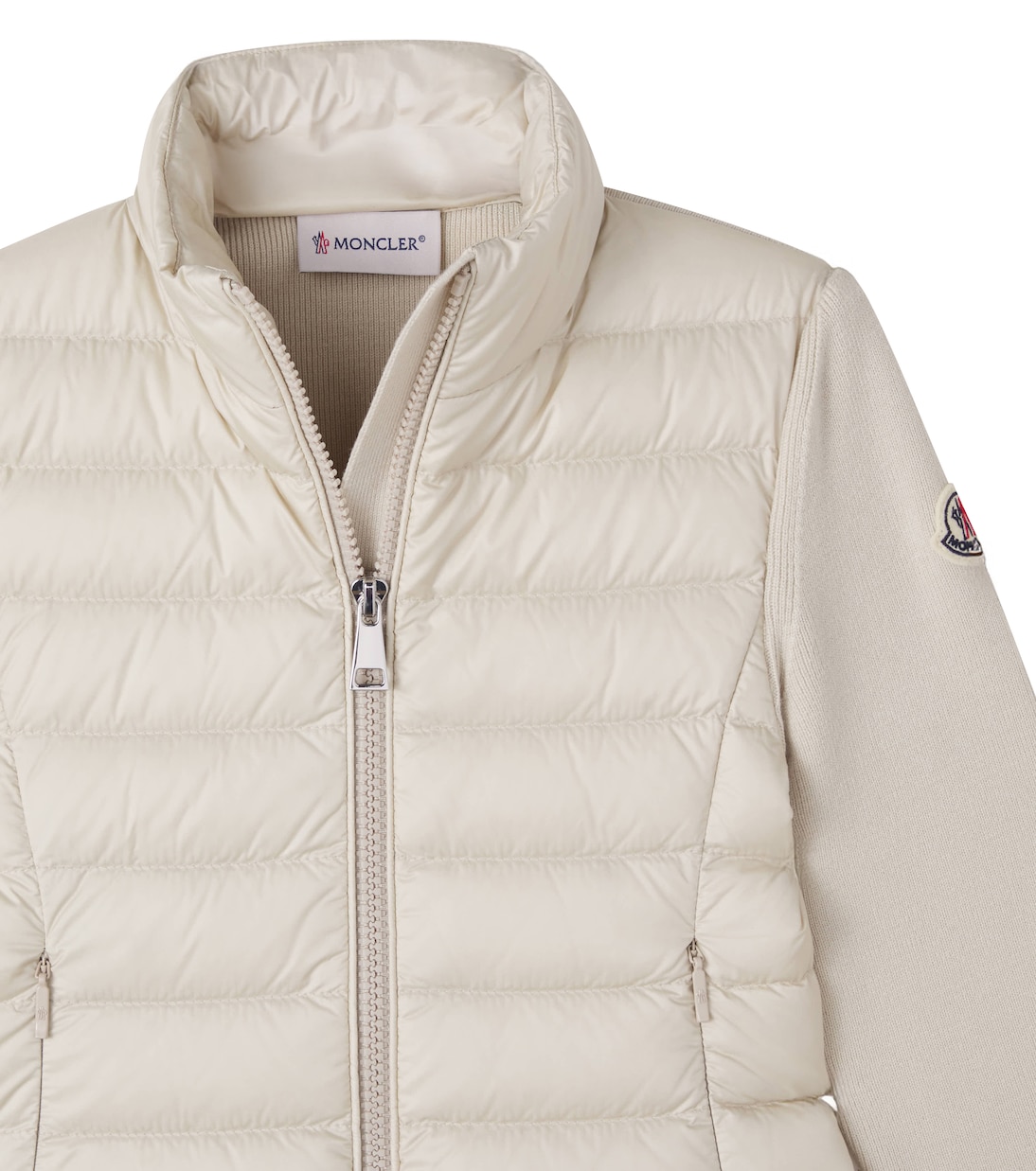 Daunenjacke mit Strick | Moncler Enfant
