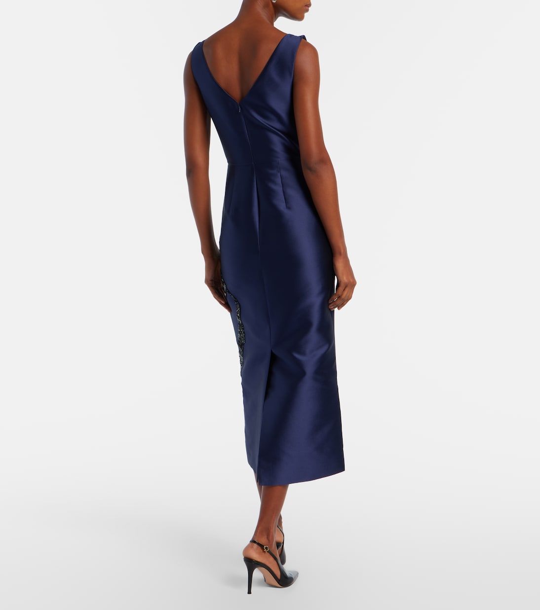 Verziertes Midikleid | Erdem