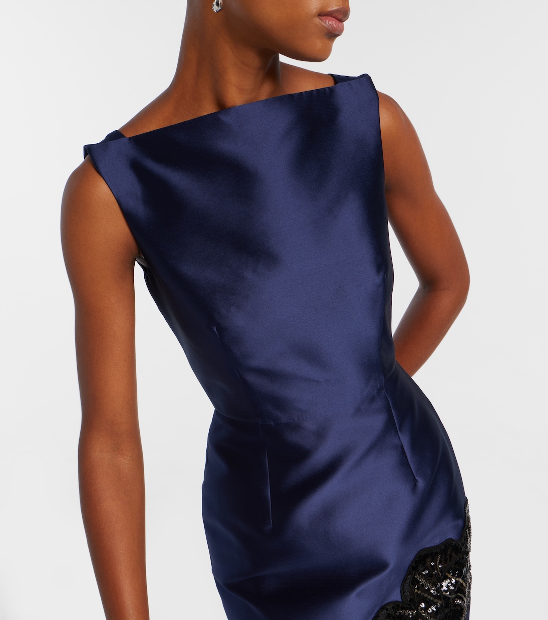 Verziertes Midikleid | Erdem