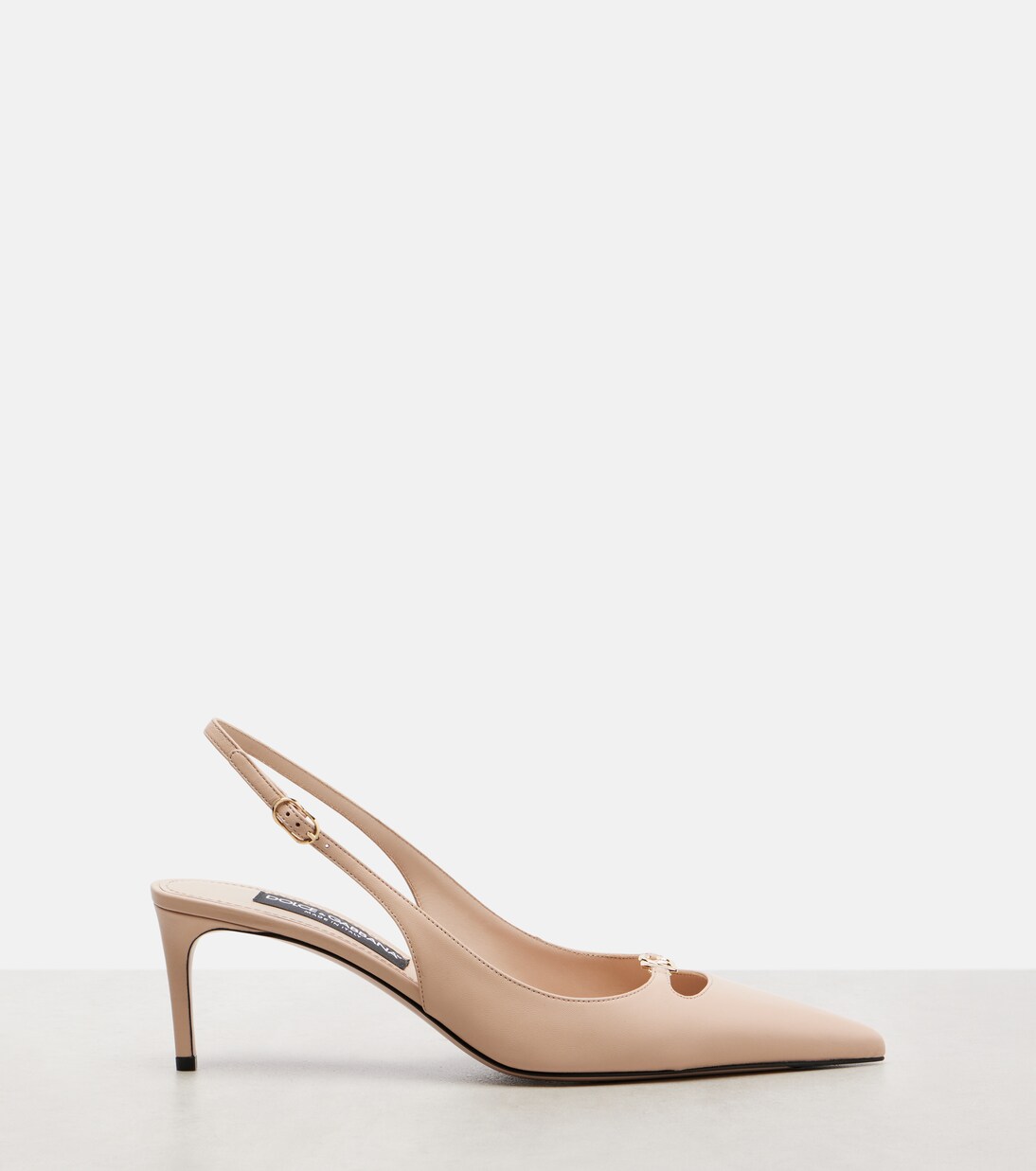 Lollo DG leather slingback pumps | Dolce&Gabbana