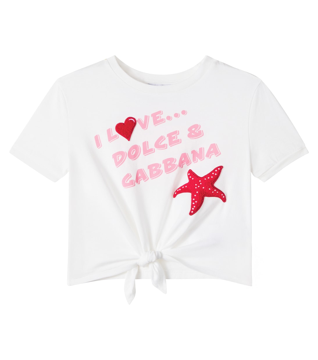 Camiseta de jersey de algodón estampado | Dolce&Gabbana Kids
