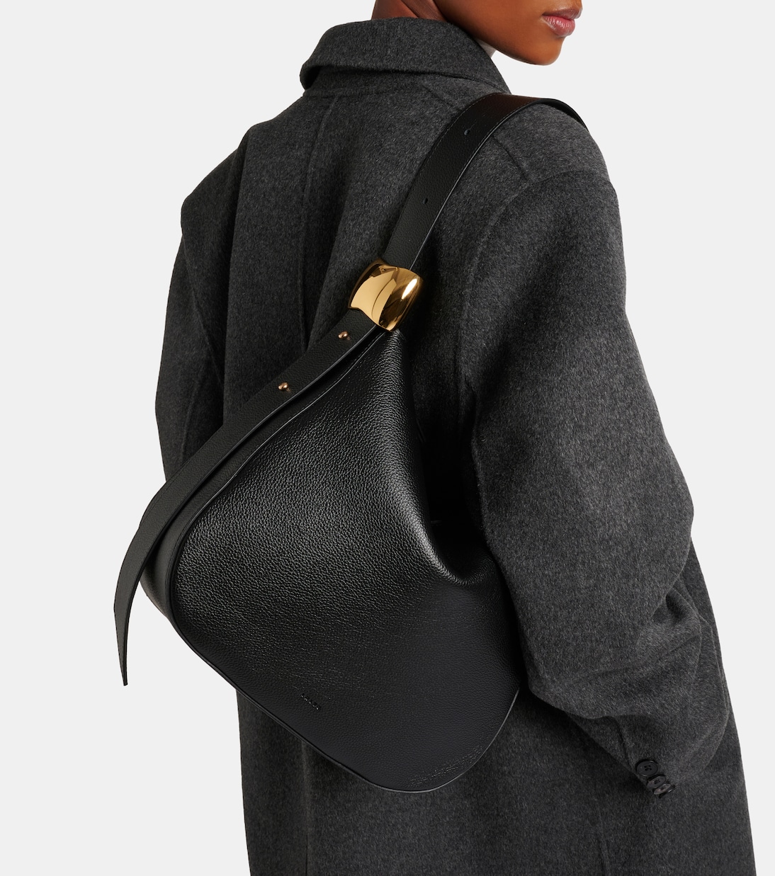 Zambia leather shoulder bag | Amanu