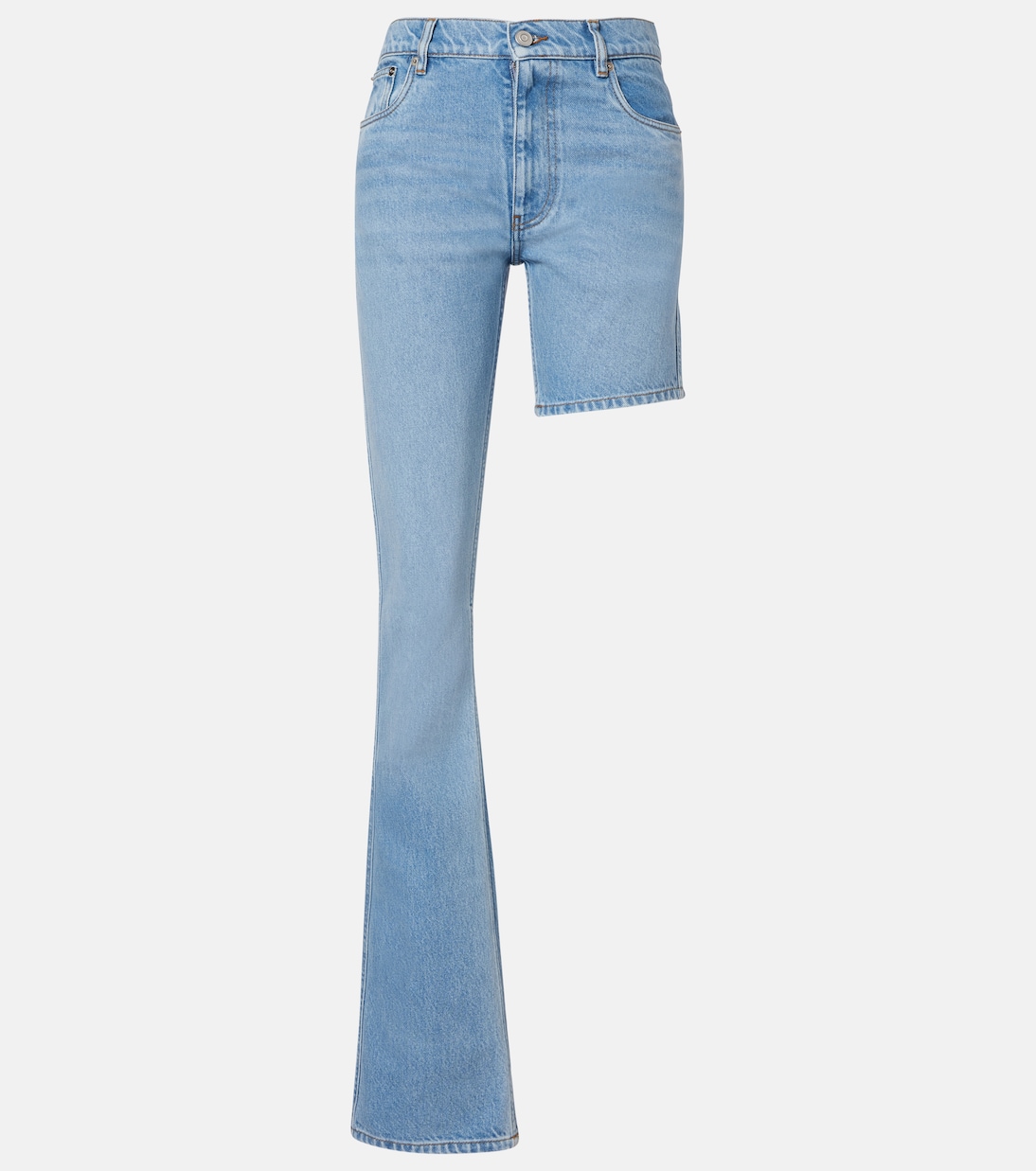 One-Leg Boyfriend wide-leg jeans | Coperni