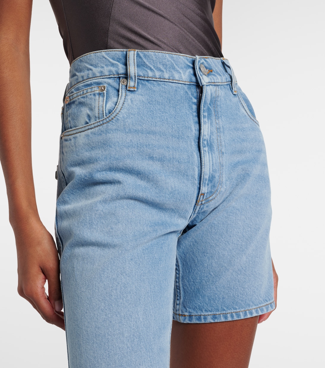 One-Leg Boyfriend wide-leg jeans | Coperni