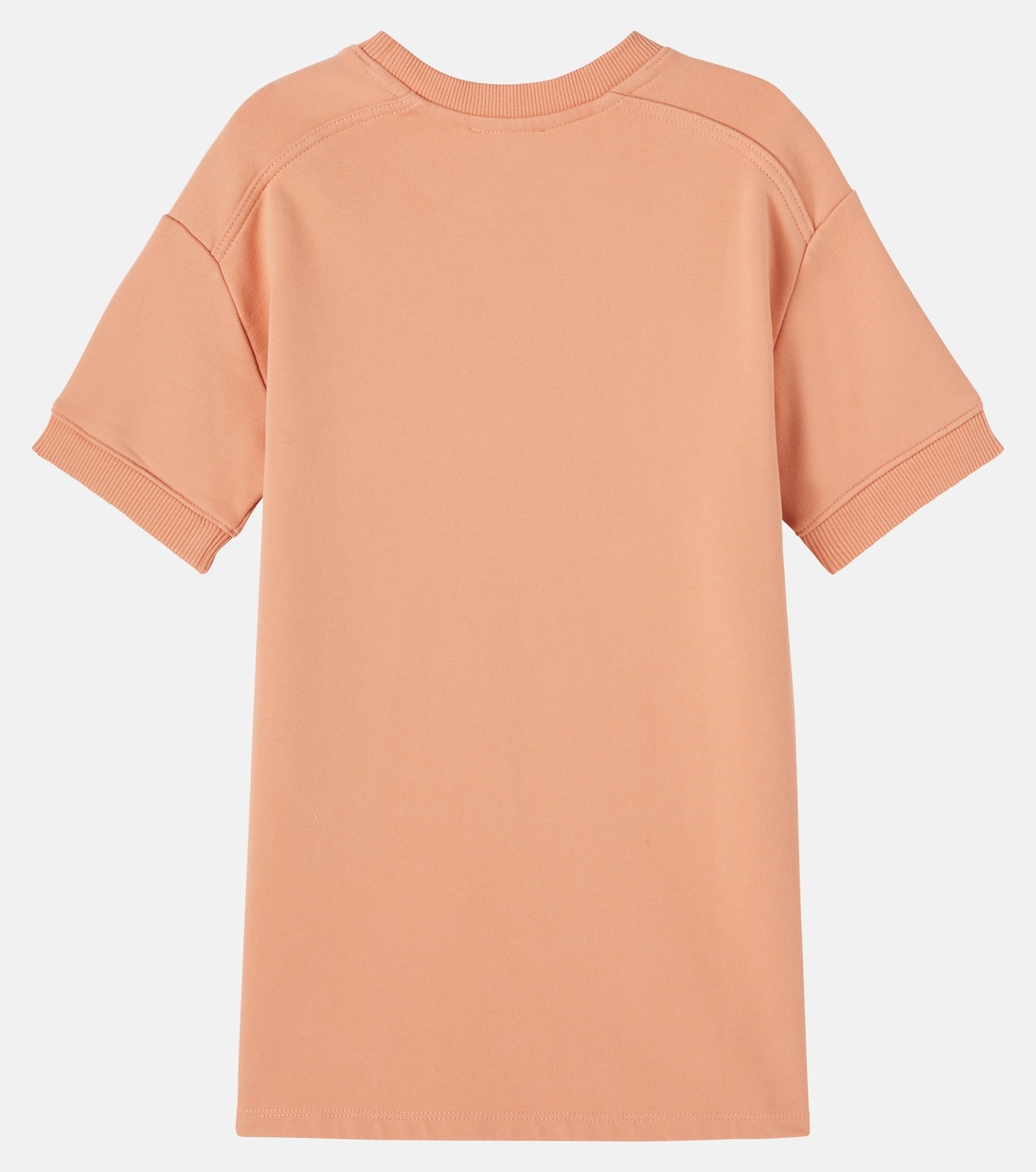 Robe sweat-shirt en coton à logo | Chloé Kids