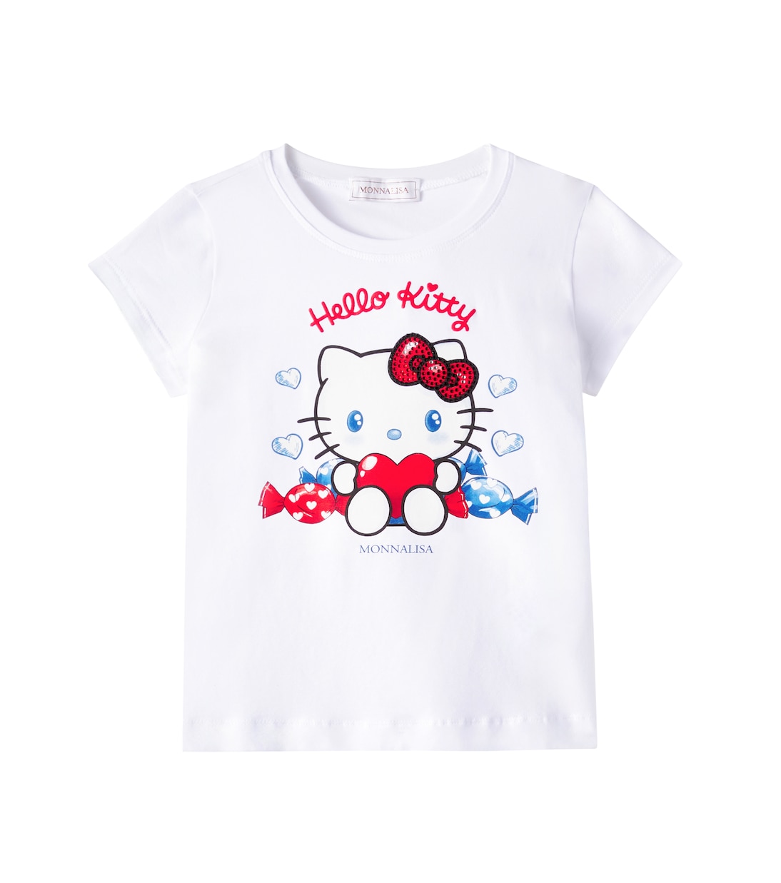 x Hello Kitty cotton-blend jersey T-shirt | Monnalisa