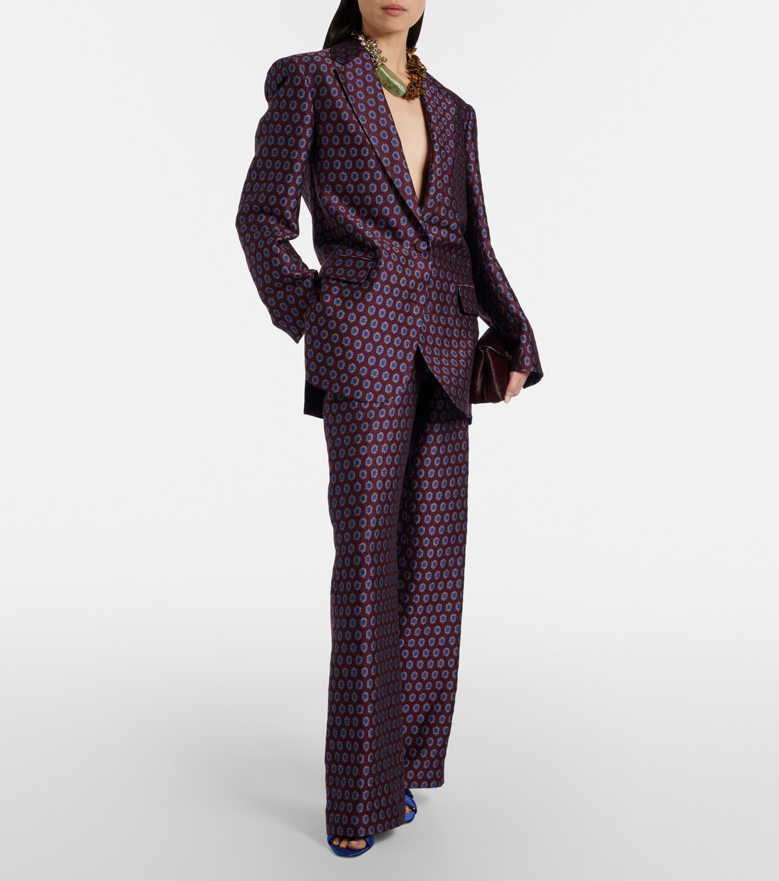 Pantoletten Viera 50 aus Satin | Manolo Blahnik