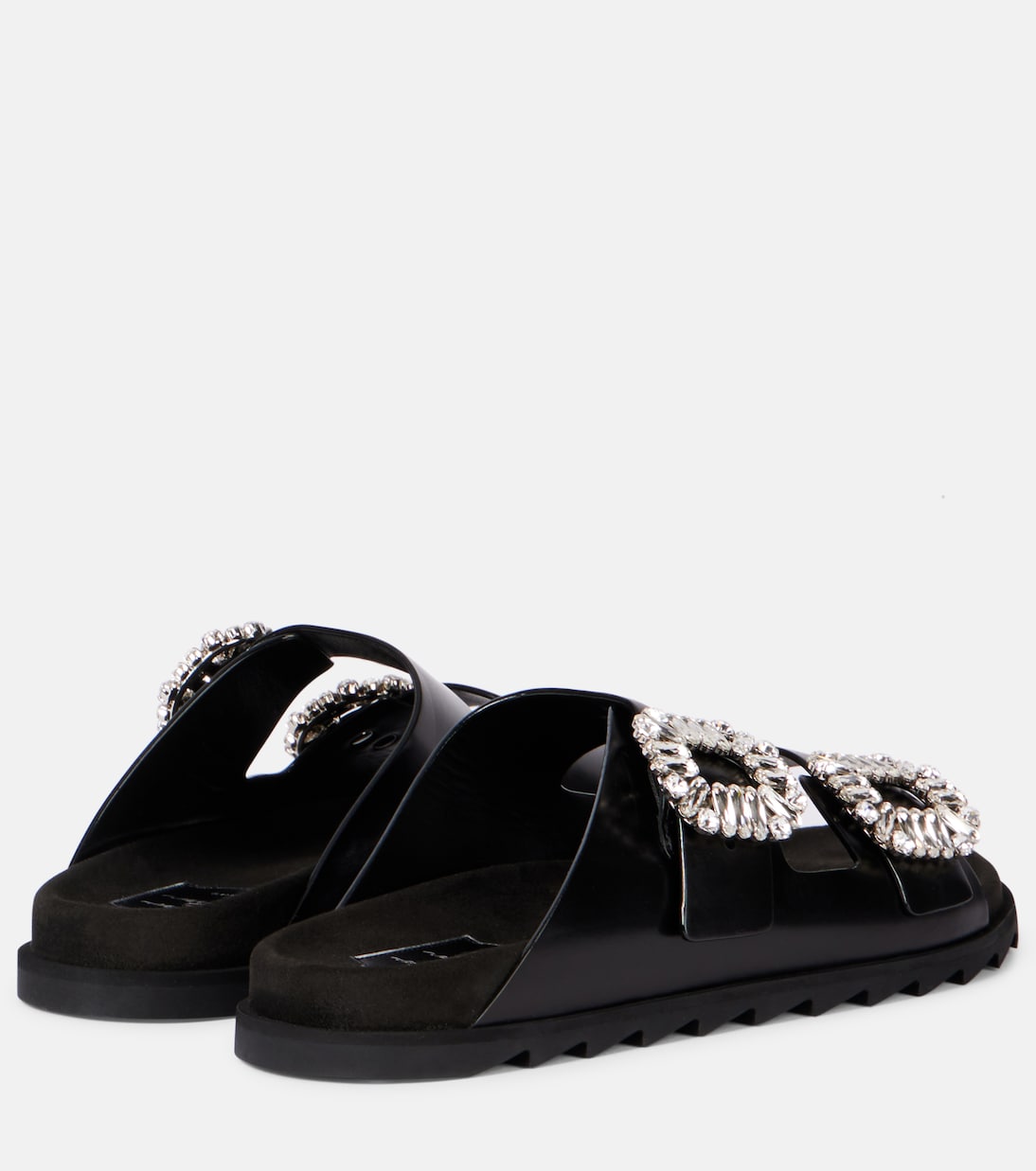 Mules Slidy Viv' en cuir à ornements | Roger Vivier