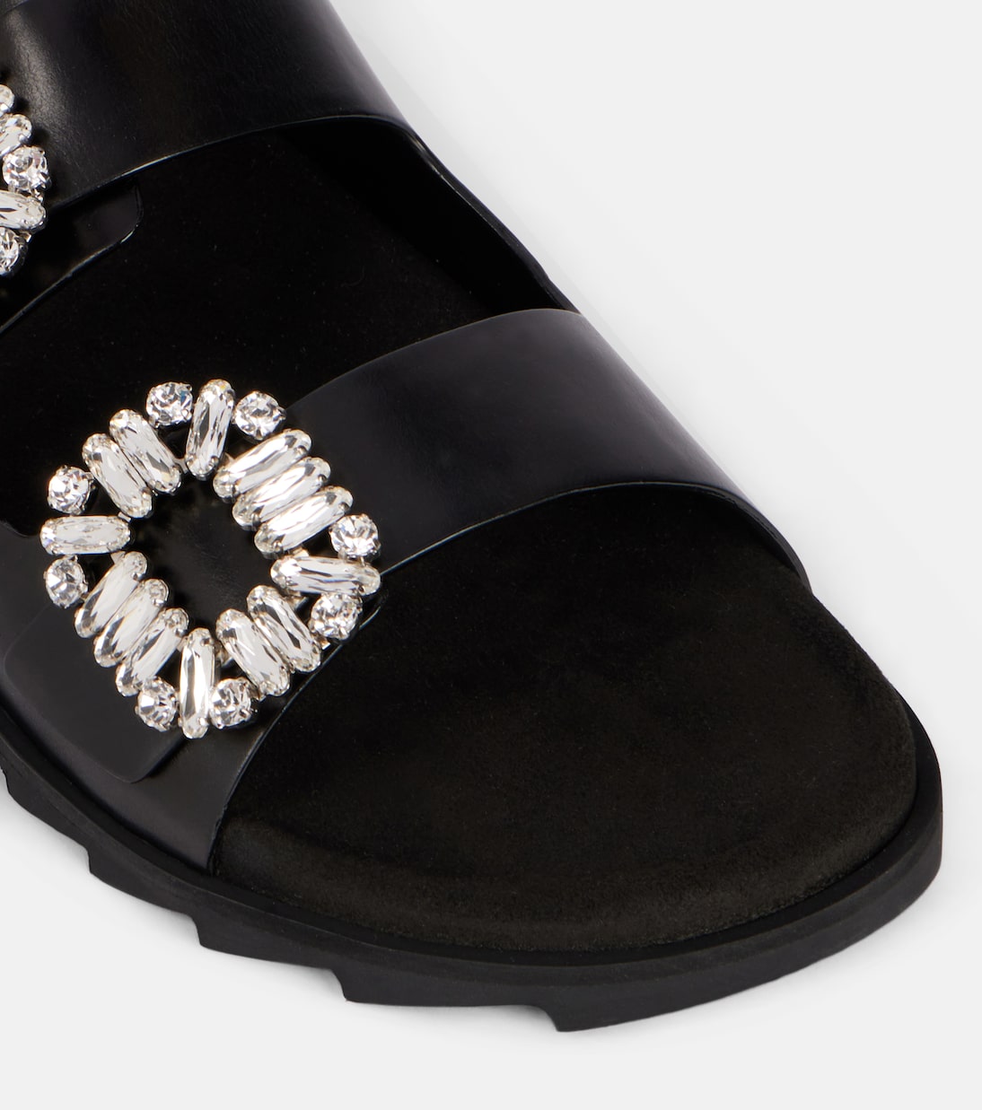 Mules Slidy Viv' en cuir à ornements | Roger Vivier
