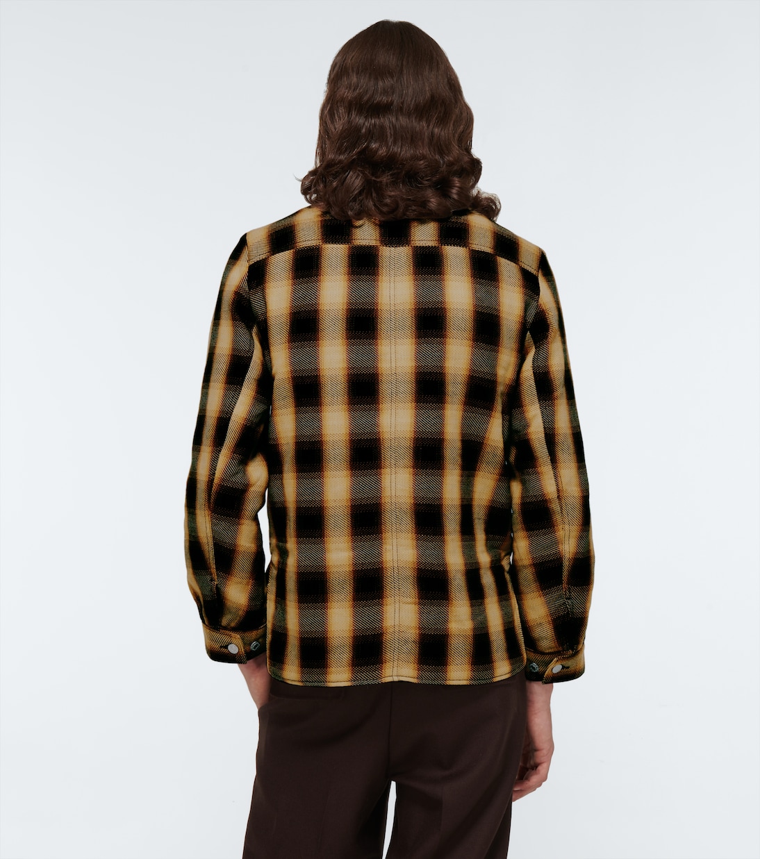 Karierte Hemdjacke aus Baumwollflanell | Dries Van Noten
