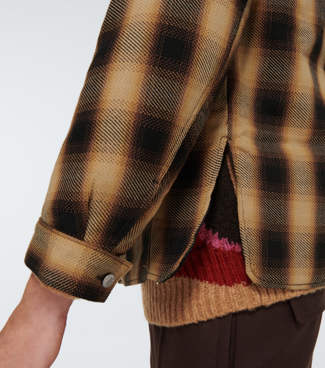 Karierte Hemdjacke aus Baumwollflanell | Dries Van Noten